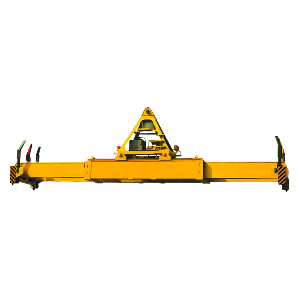 Split hydraulic single container rotary spreader